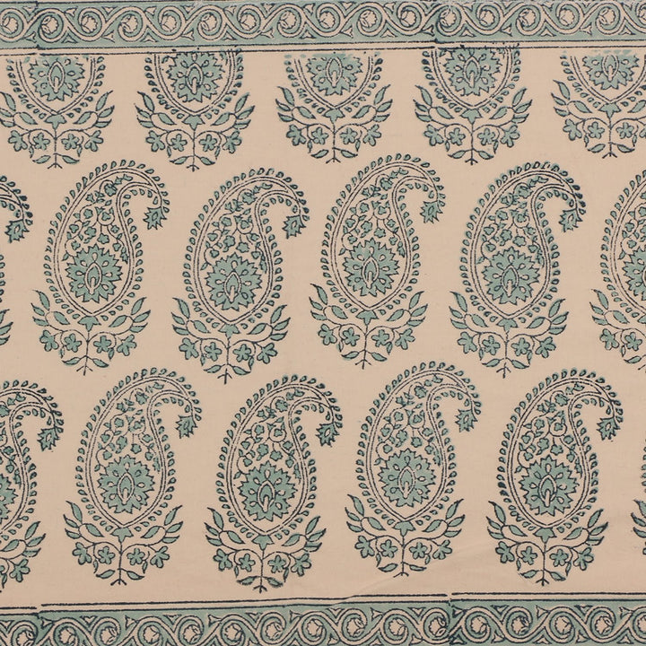 Cotton Floral & Paisley Table Runner - 13