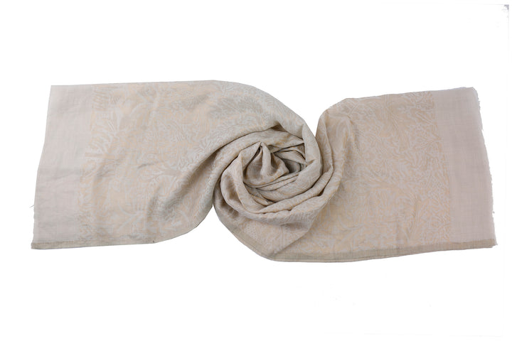 Zari Fine Wool Stole - 8