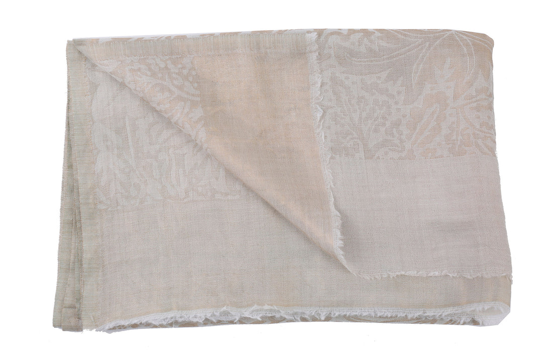 Zari Fine Wool Stole - 8