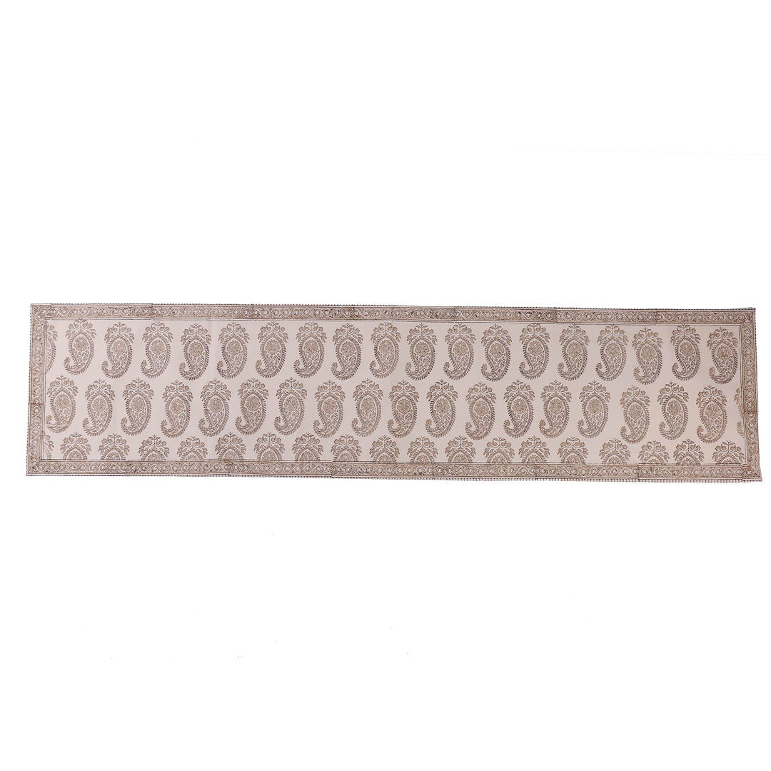 Cotton Floral & Paisley Table Runner - 25