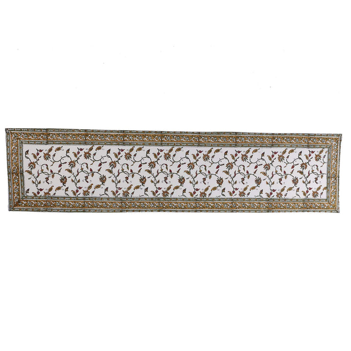 Cotton Floral & Paisley Table Runner - 29