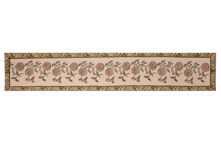 Cotton Floral & Paisley Table Runner - 23