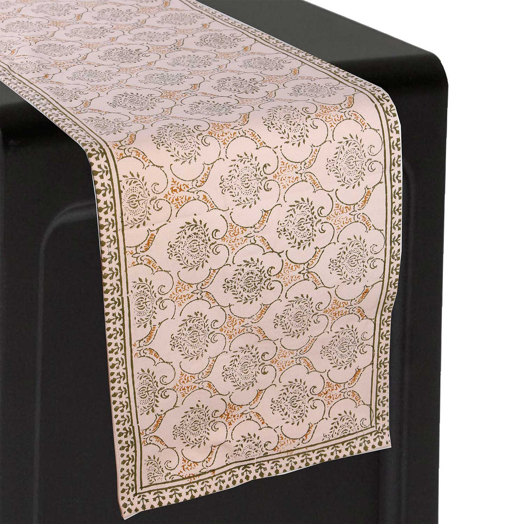 Cotton Floral & Paisley Table Runner - 31