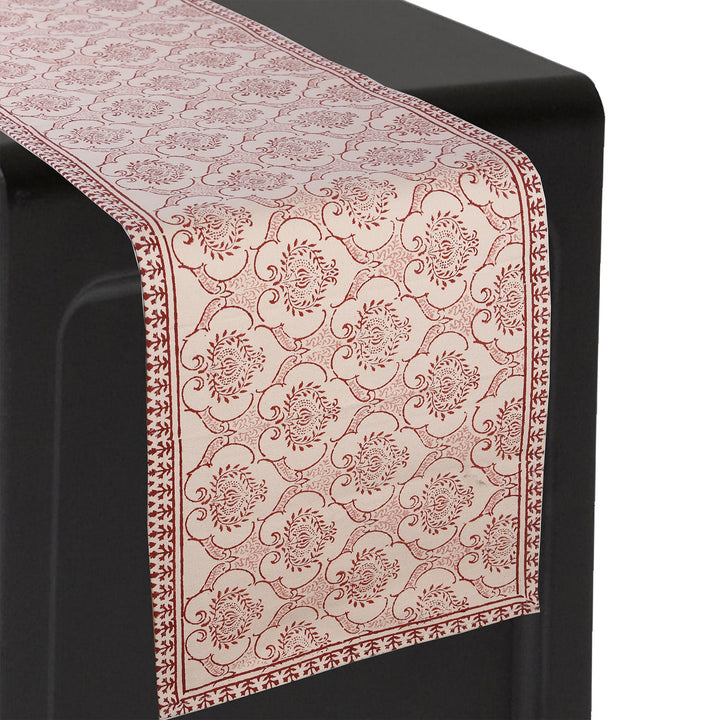 Cotton Floral & Paisley Table Runner - 32