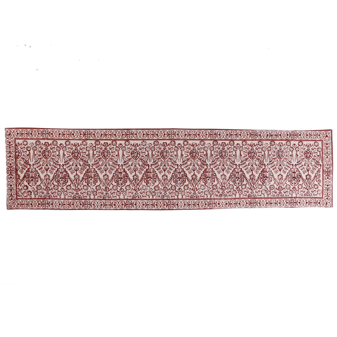 Cotton Floral & Paisley Table Runner - 34