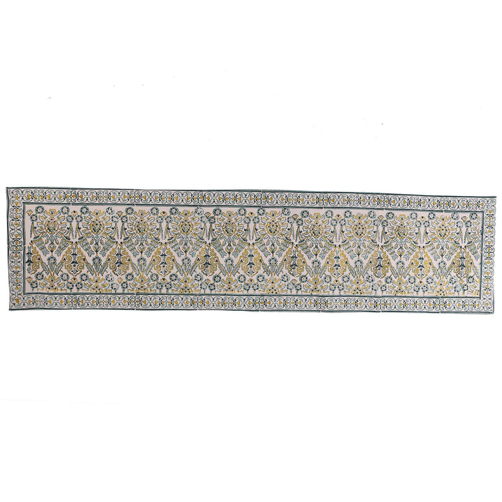 Cotton Floral & Paisley Table Runner - 35