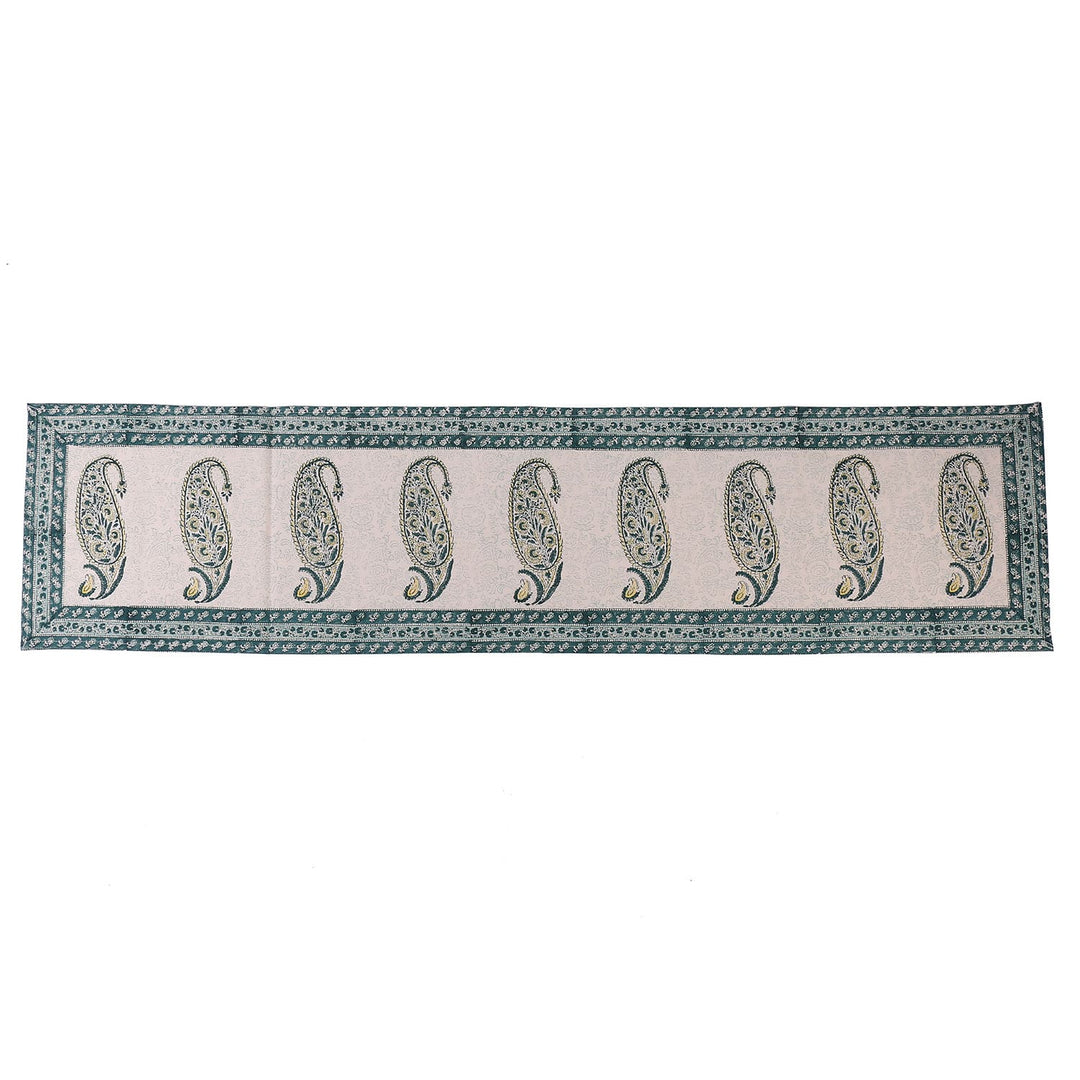 Cotton Floral & Paisley Table Runner - 39