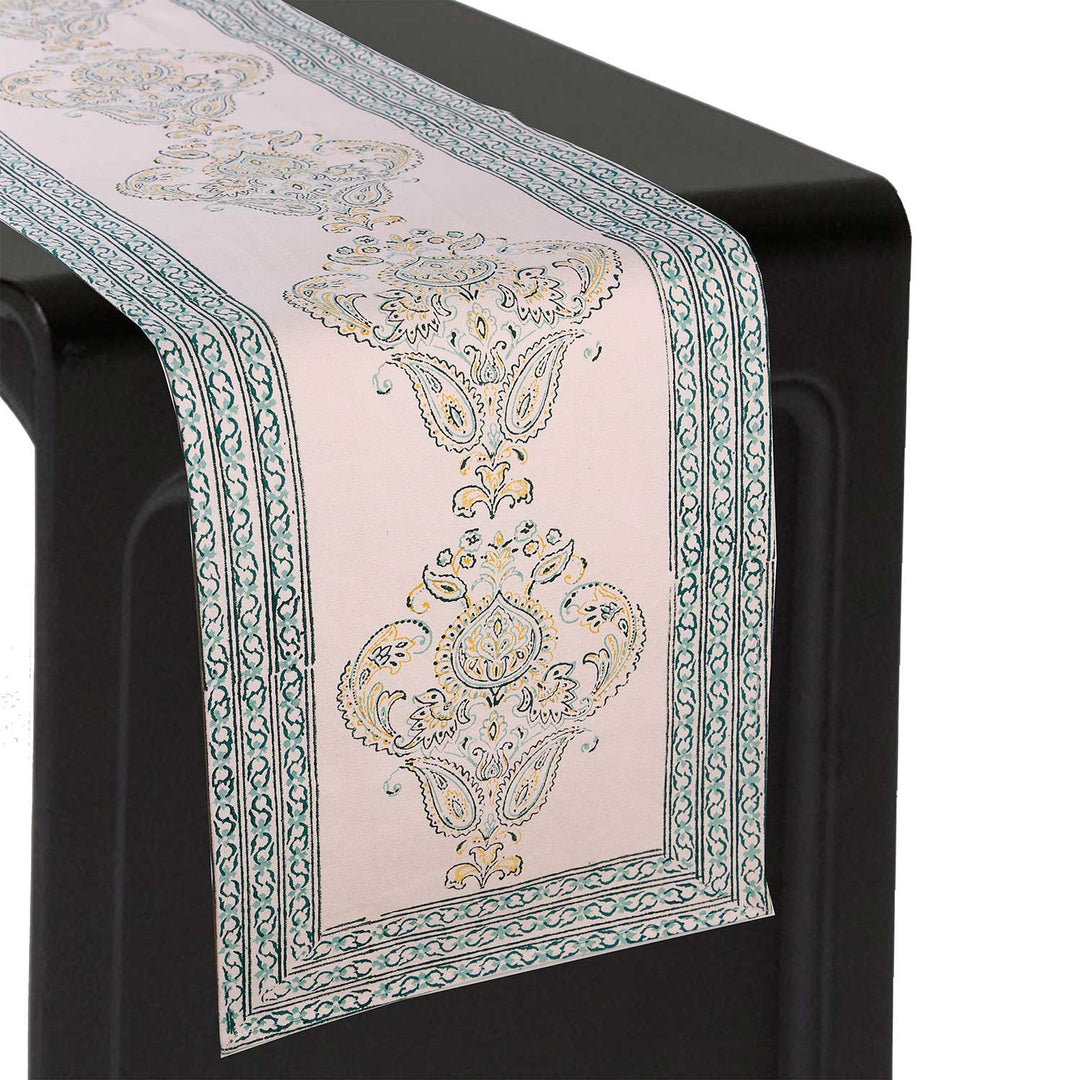 Cotton Floral & Paisley Table Runner - 36