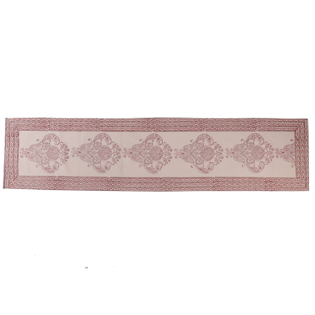 Cotton Floral & Paisley Table Runner - 37