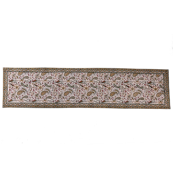 Cotton Floral & Paisley Table Runner - 42