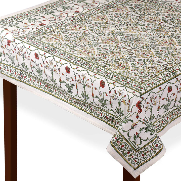 Jaipuri 8 Seater Cotton Table Cover - 8016