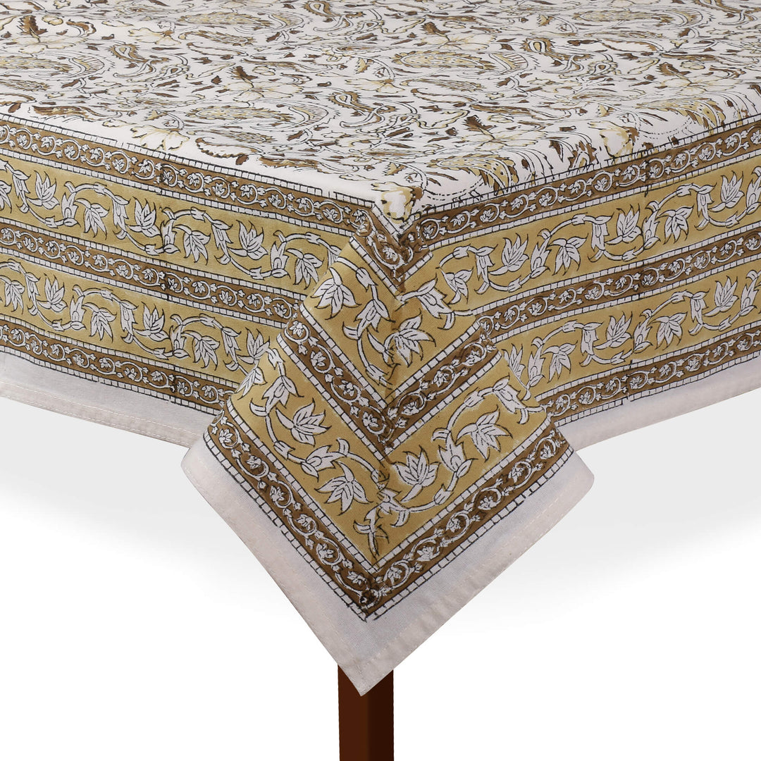 Jaipuri Square Cotton Table Cover - 7871