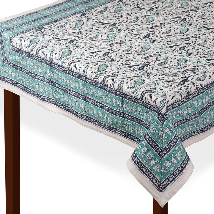 Jaipuri Square Cotton Table Cover - 7873