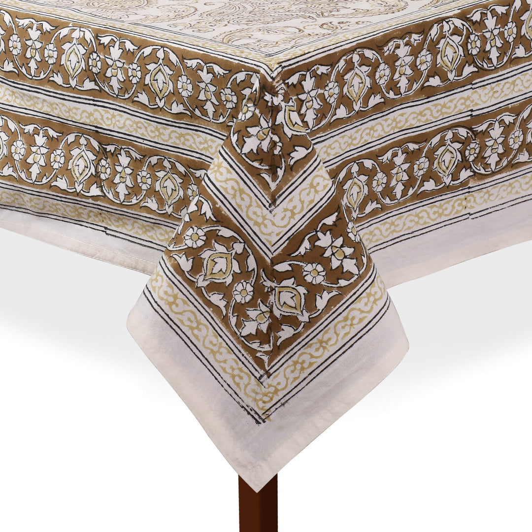 Jaipuri 8 Seater Cotton Table Cover - 8001