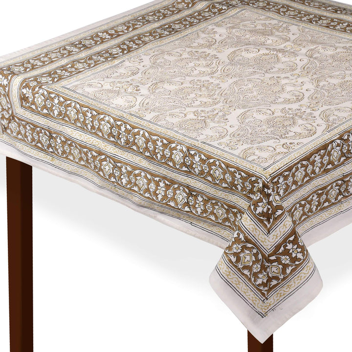 Jaipuri 8 Seater Cotton Table Cover - 8001