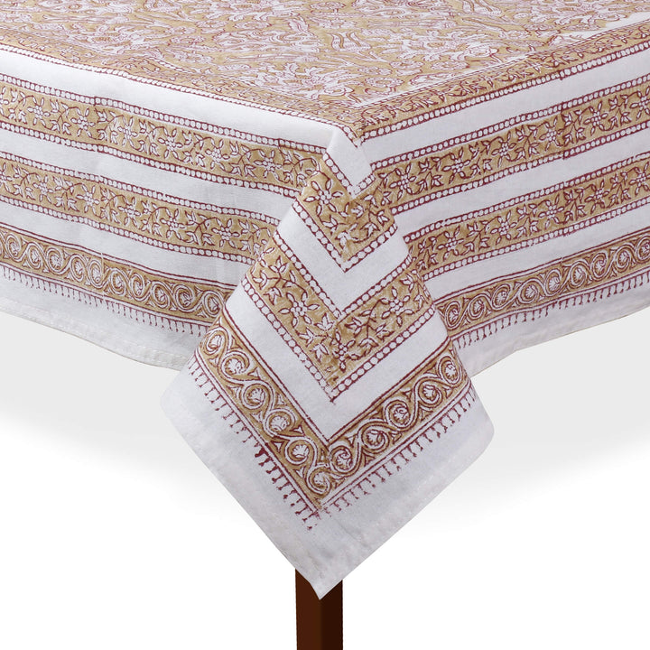 Jaipuri Square Cotton Table Cover - 8193(40 x 40 inches)