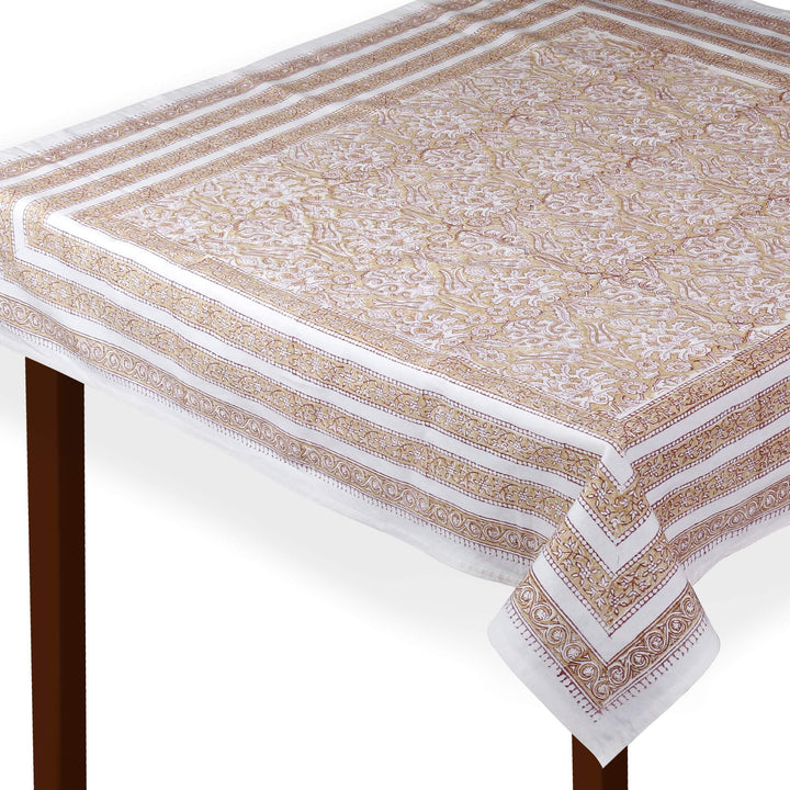 Jaipuri Square Cotton Table Cover - 8193(40 x 40 inches)