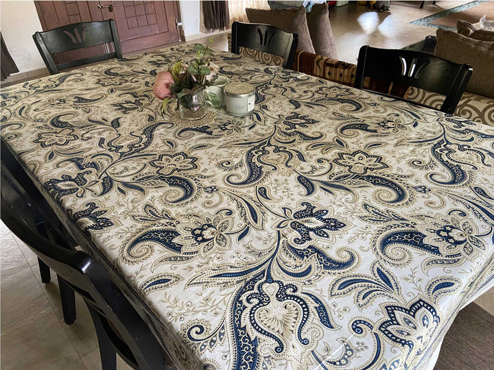 Jaipuri 6 Seater Cotton Table Cover  - 7907