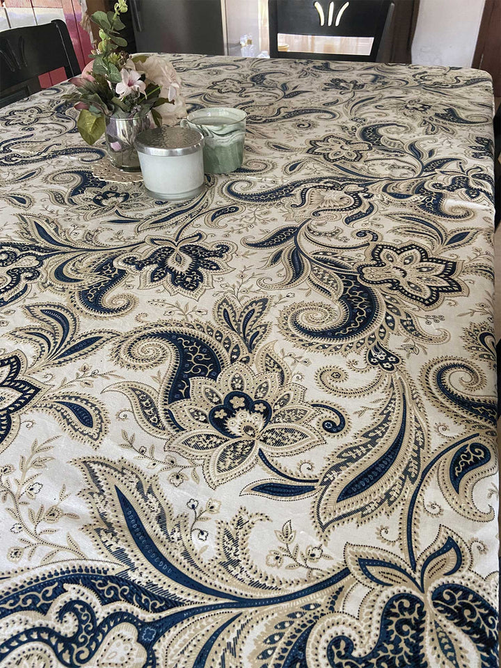 Jaipuri 6 Seater Cotton Table Cover  - 7907