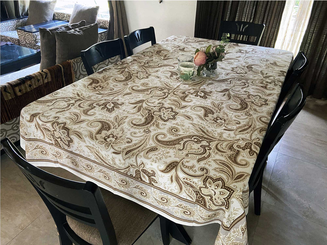 Jaipuri 6 Seater Cotton Table Cover  - 7909