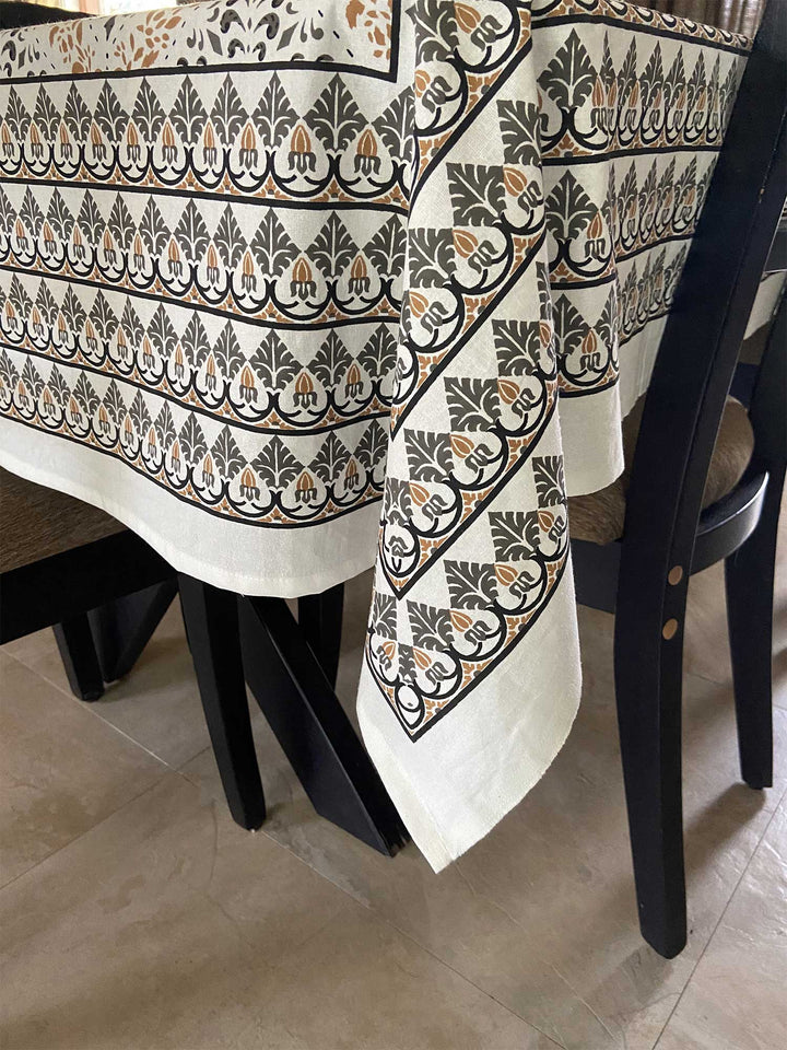 Jaipuri 6 Seater Cotton Table Cover  - 7913