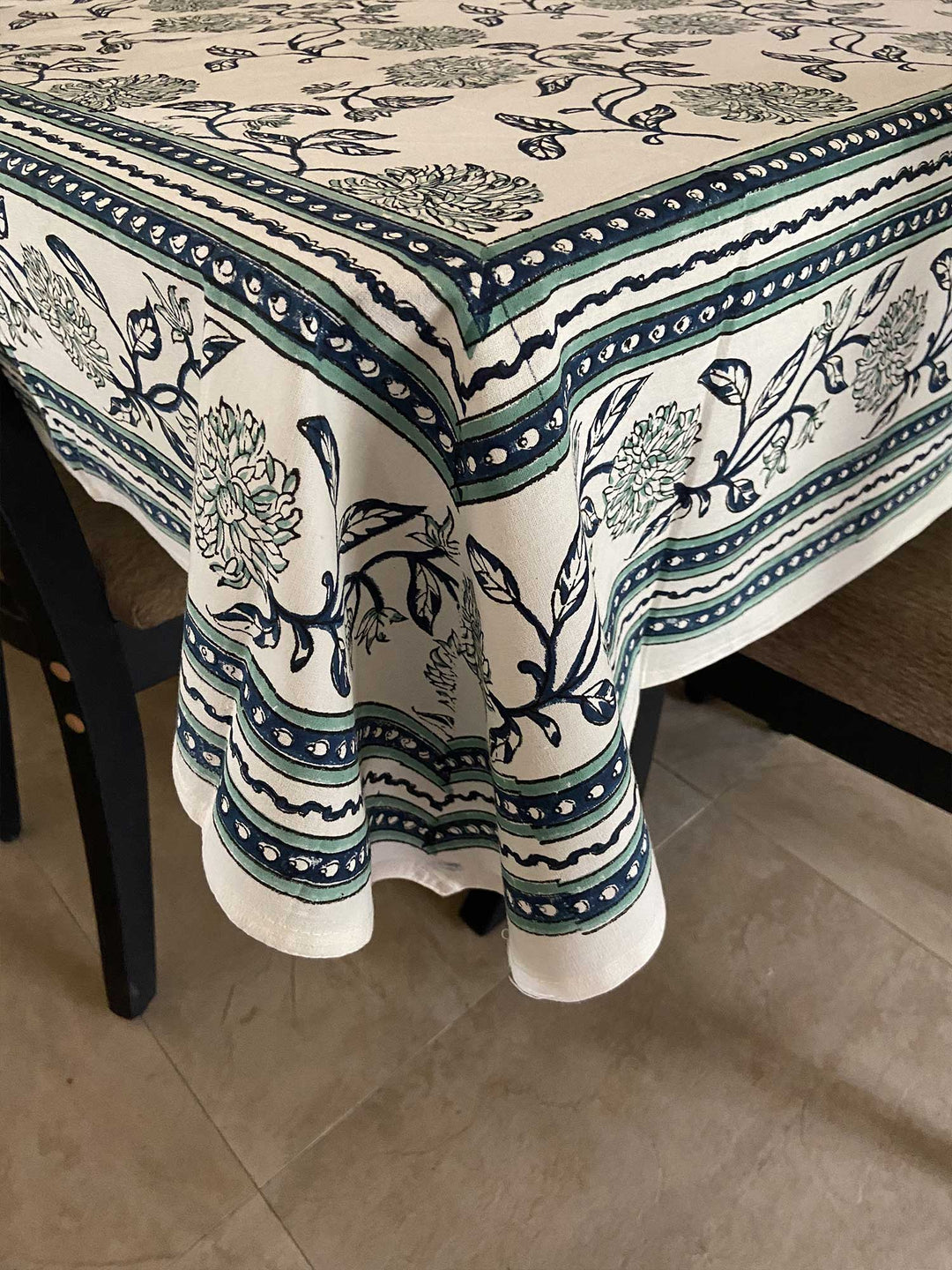 Jaipuri 8 Seater Cotton Table Cover  - 8000