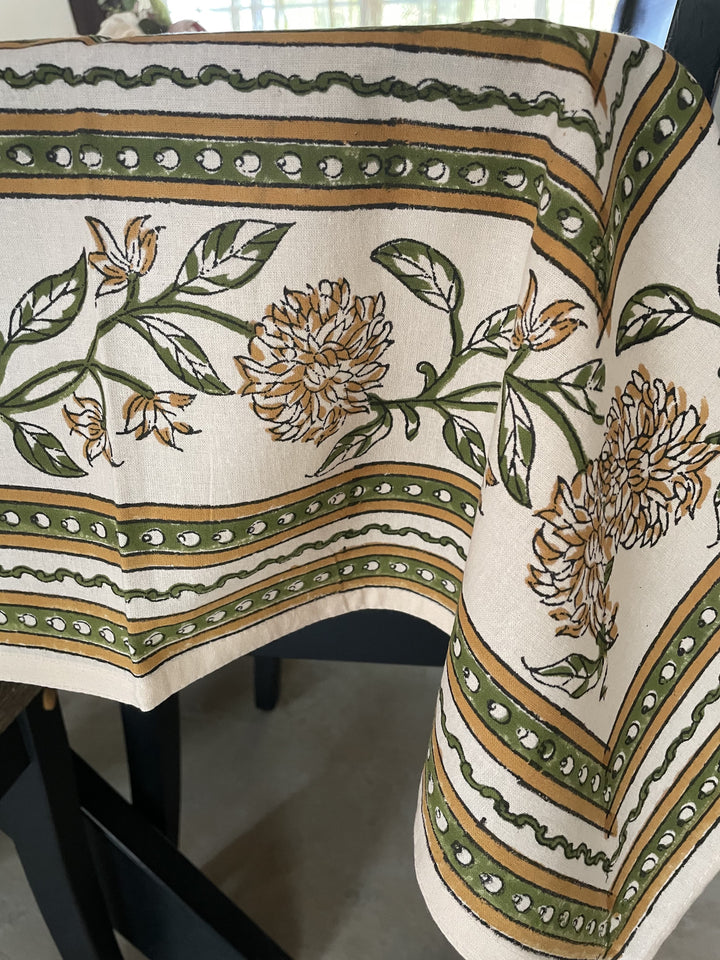 Jaipuri 8 Seater Cotton Table Cover - 7998