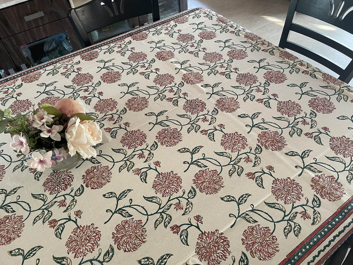 Jaipuri 8 Seater Cotton Table Cover - 7999