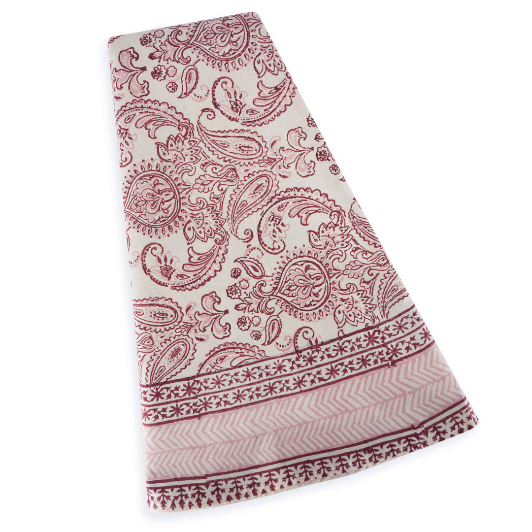 Jaipuri Hand Block Printed Round 100% Cotton Table Cover - 01