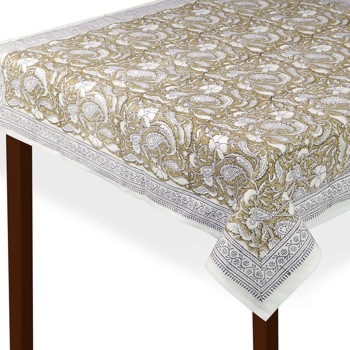 Jaipuri Square Cotton Table Cover - 8082