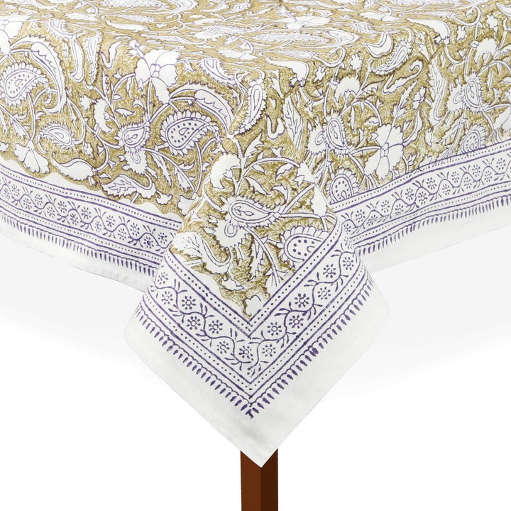 Jaipuri Square Cotton Table Cover - 8082