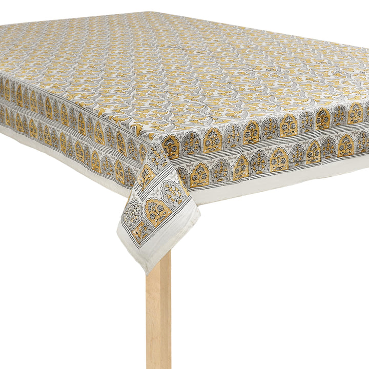 Jaipuri 4 Seater Cotton Table Cover - 102