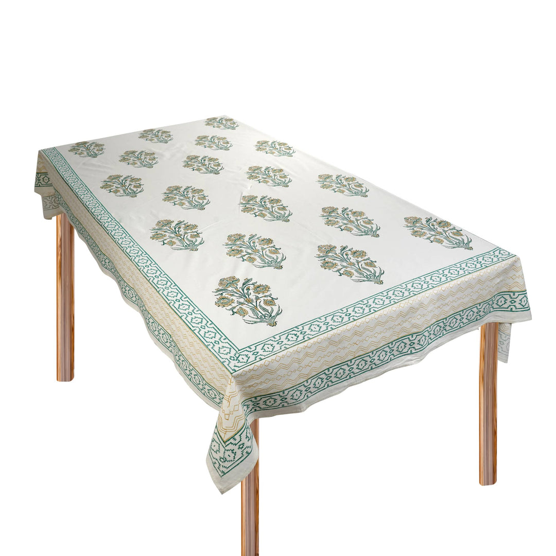 Jaipuri 4 Seater Cotton Table Cover - 105