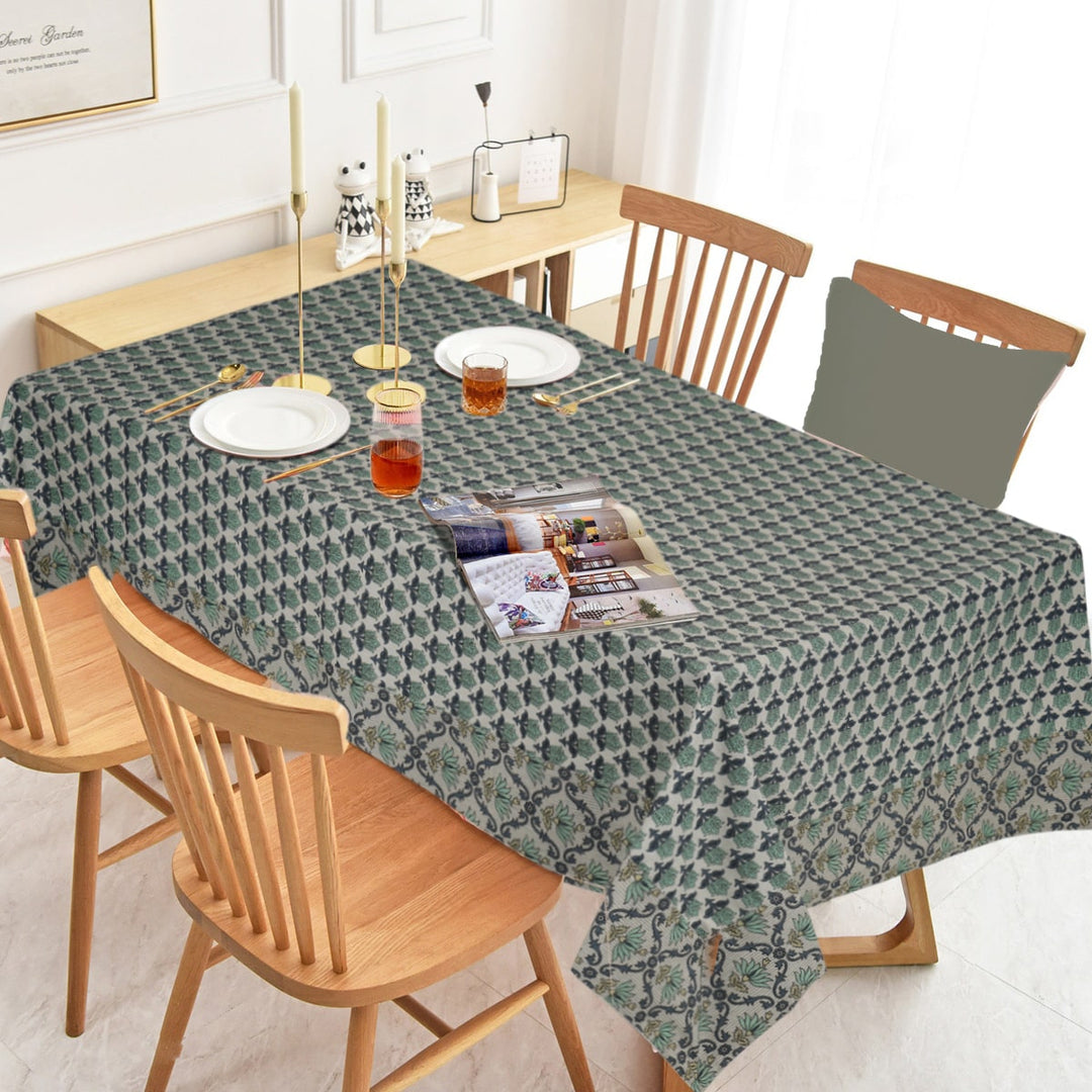 Jaipuri 4 Seater Cotton Table Cover - 114