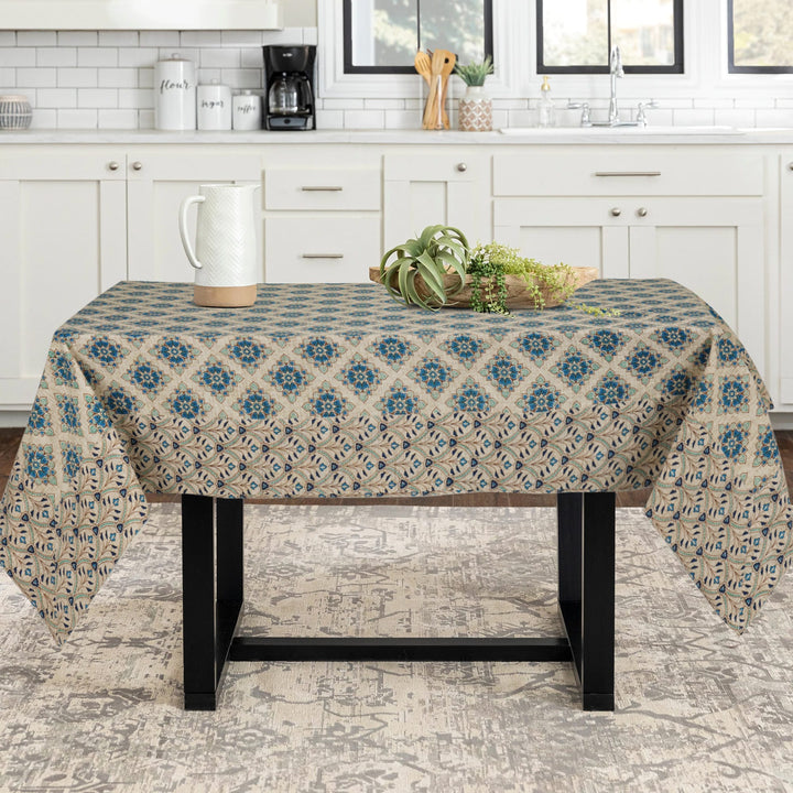 Jaipuri 4 Seater Cotton Table Cover - 116