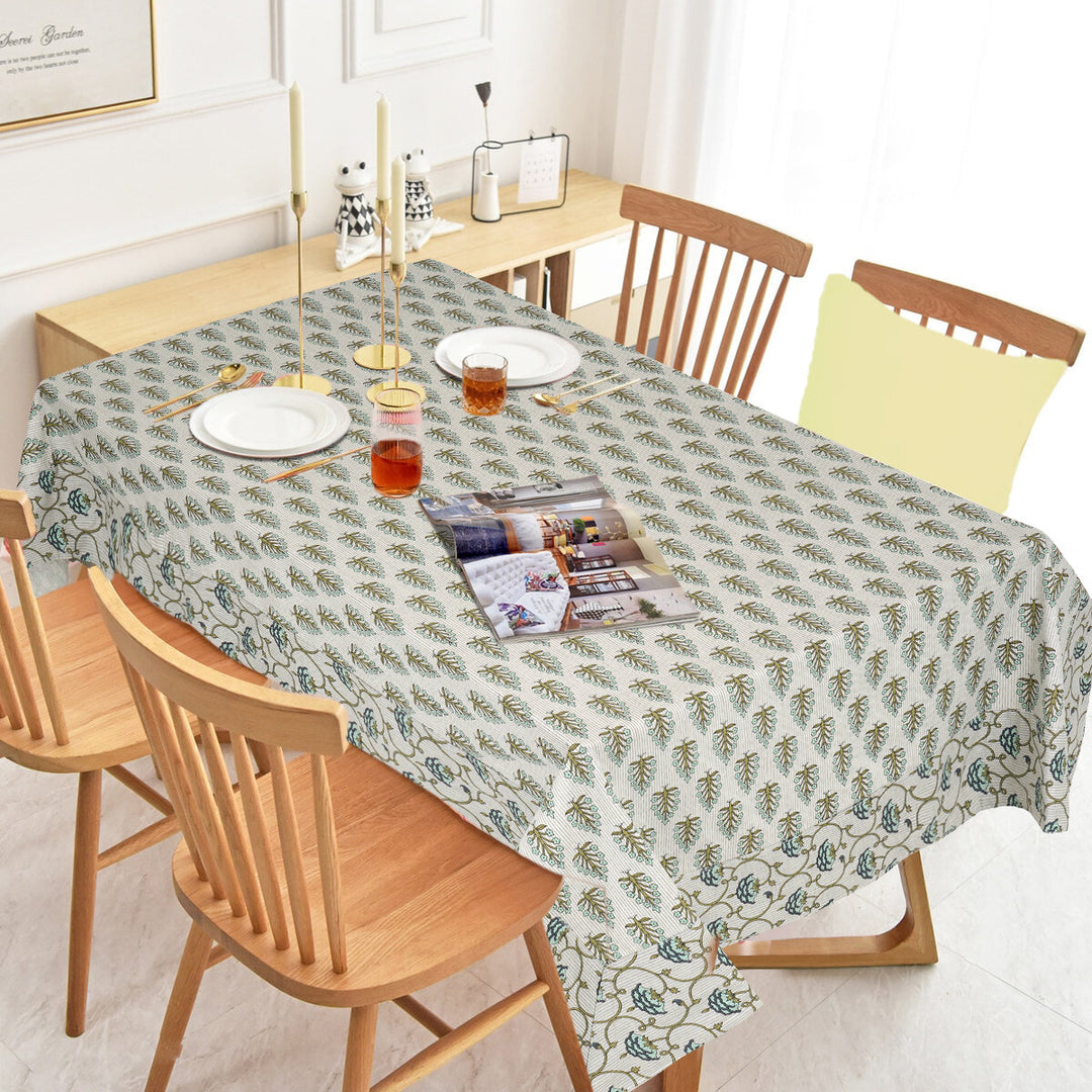 Jaipuri Square Cotton Table Cover - 117