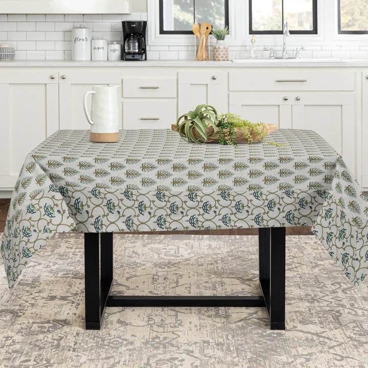 Jaipuri Square Cotton Table Cover - 117