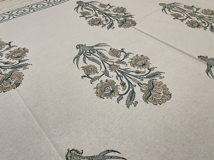 Jaipuri 6 Seater Cotton Table Cover - 100