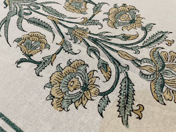 Jaipuri 6 Seater Cotton Table Cover - 100