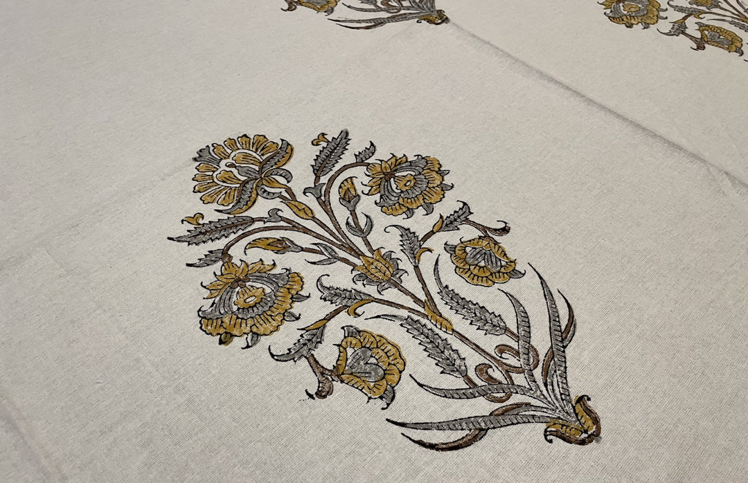 Jaipuri 6 Seater Cotton Table Cover - 101