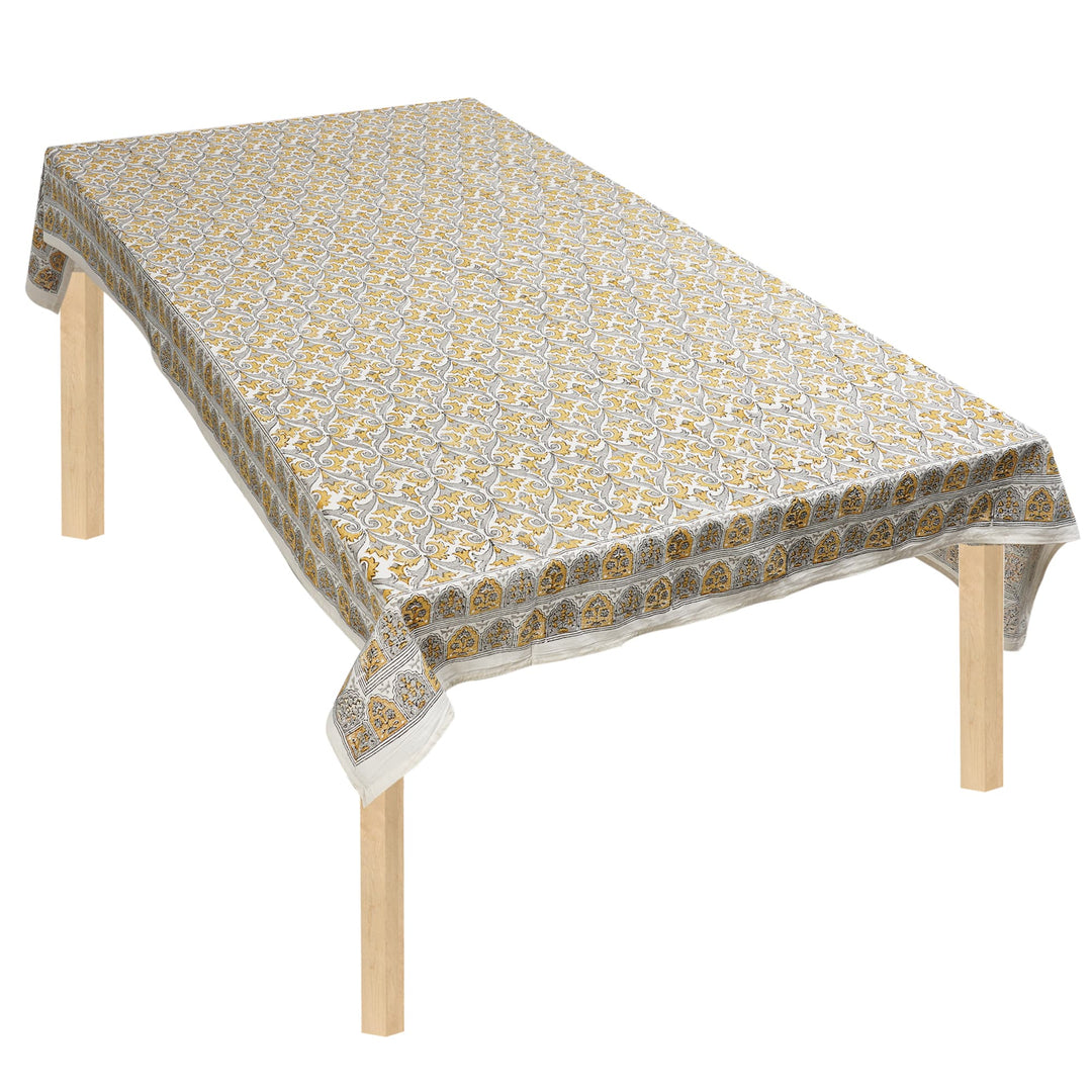 Jaipuri 8 Seater Cotton Table Cover - 100