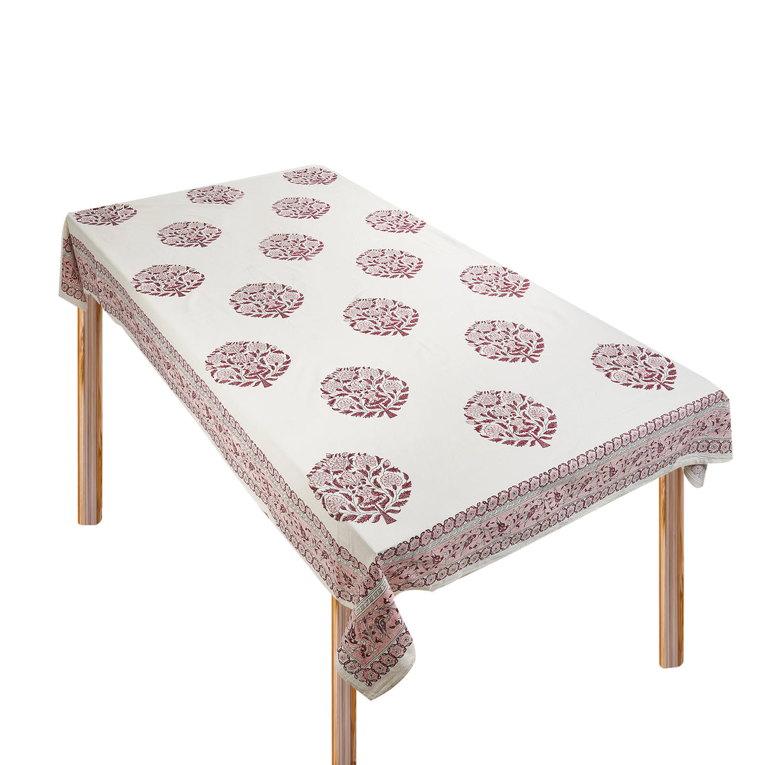 Jaipuri 8 Seater Cotton Table Cover - 104