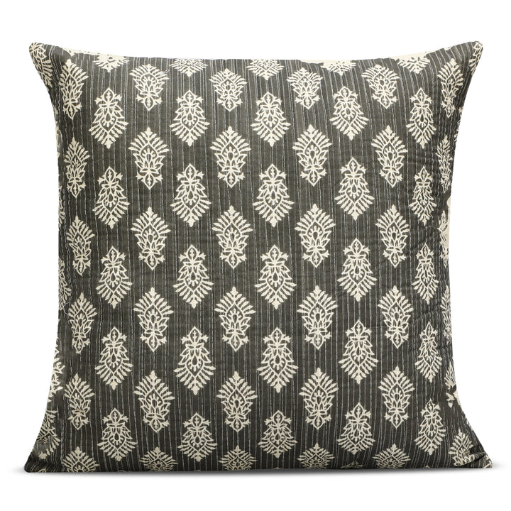 Quilted Ajrakh 100% Cotton Cushion Covers - 112 (16 x 16 inches)