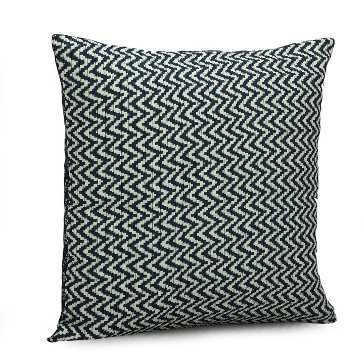 Quilted Ajrakh 100% Cotton Cushion Covers -123- (16 x 16 inches)