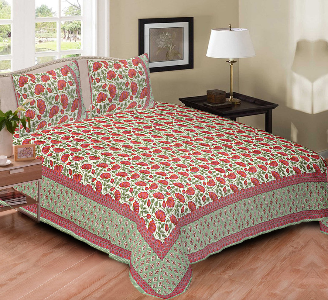 Victorian Cotton Kingszie Bedsheet - 103