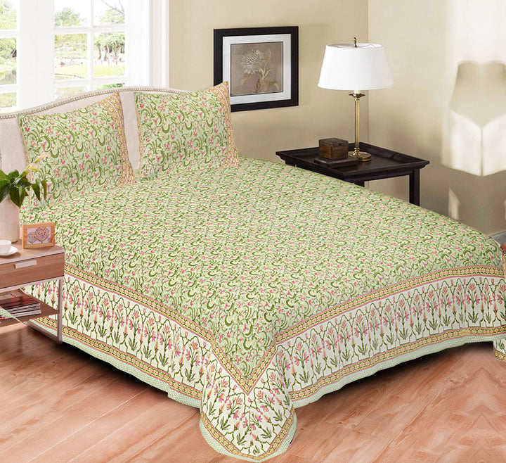 Victorian Cotton Kingszie Bedsheet - 104