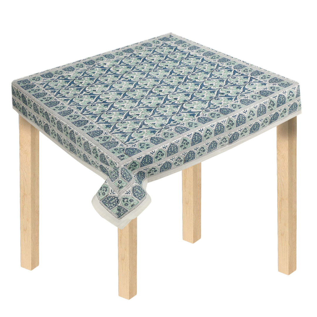 Jaipuri Square Cotton Table Cover - 104