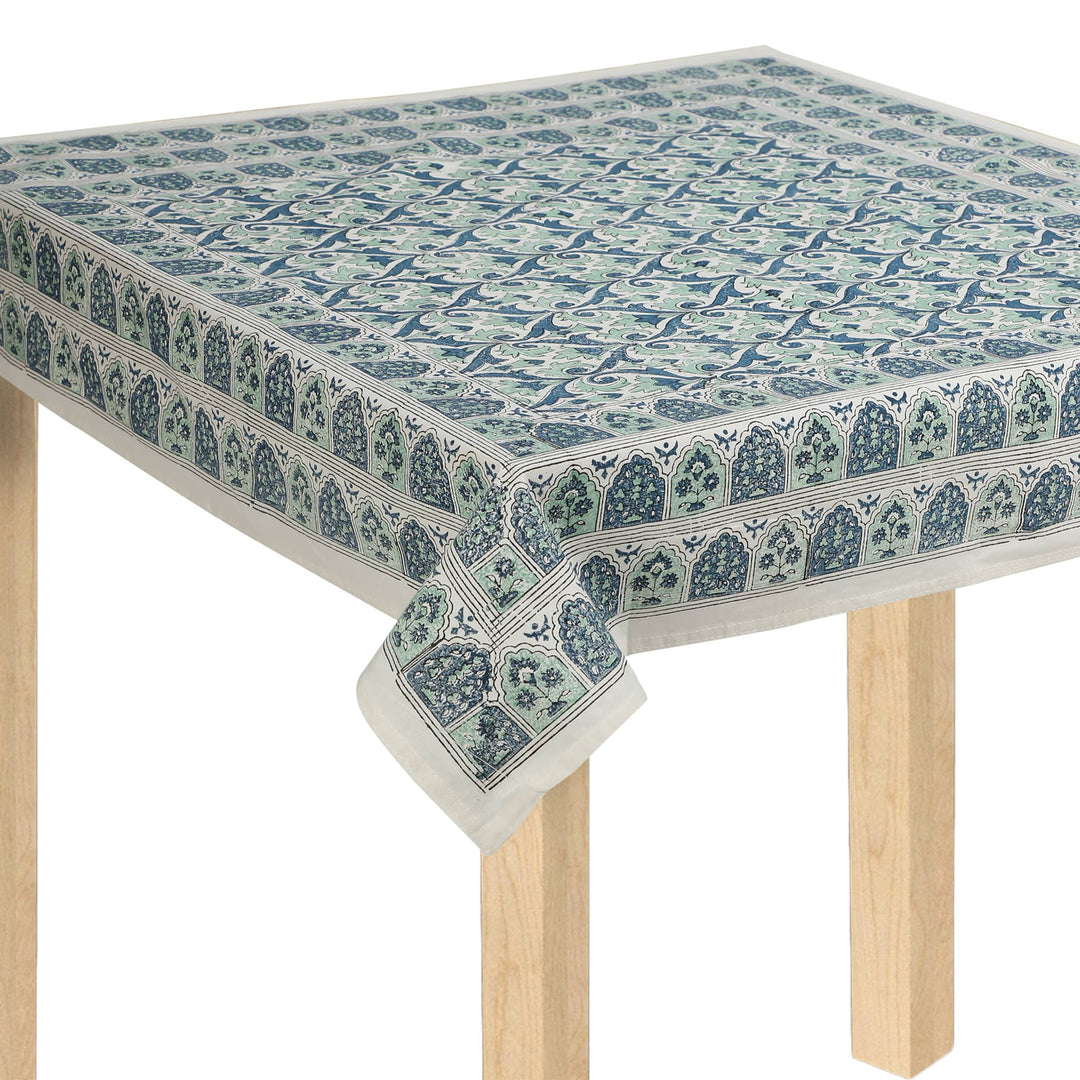 Jaipuri Square Cotton Table Cover - 104