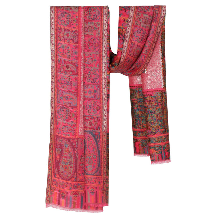 Him/Her Kani Zari Modal Wool Stole - 114