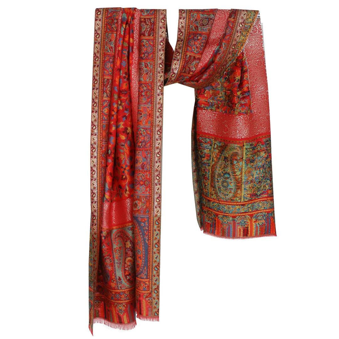 Him/Her Kani Zari Modal Wool Stole - 115